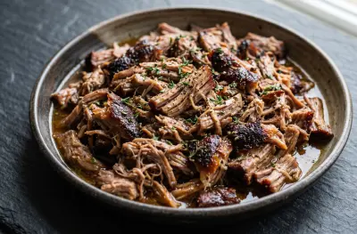 Effiloché de Porc au Kamado à la Française