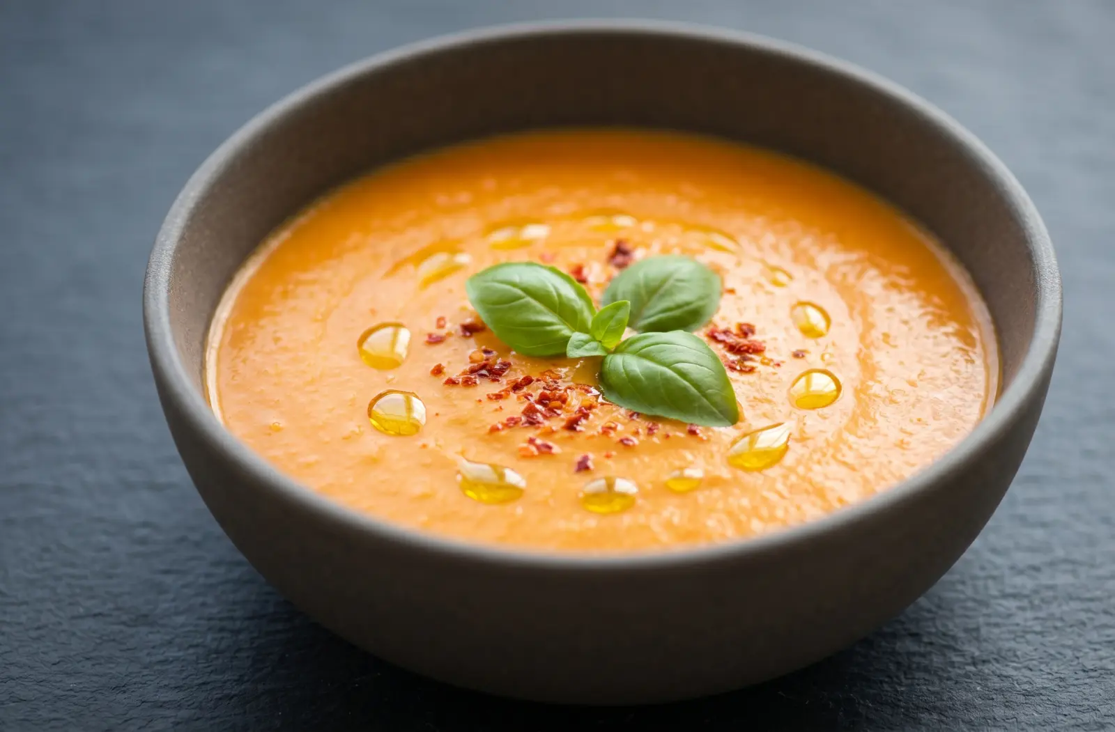 Gazpacho Velouté par Osmose Sous-Vide