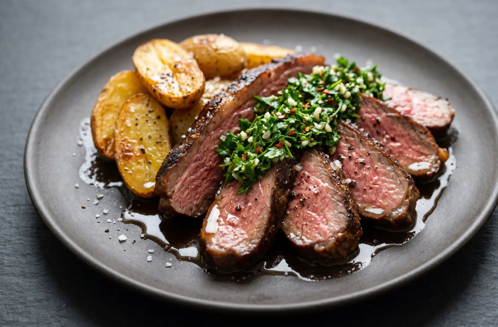 Picanha de Bœuf Argentin, Cuisson Inversée au Kamado et Ratte Confites