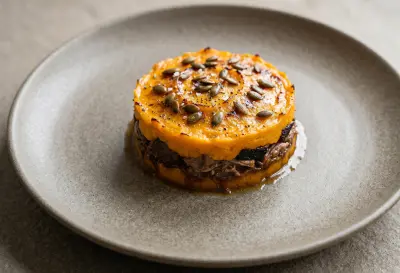 Hachis Parmentier de Potimarron, Wagyu et Échine au Kamado