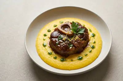 Osso Buco de Wagyu Basse Température & Polenta Soyeuse au Safran